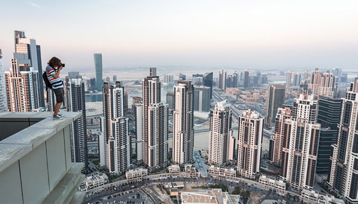 Dubai desde el aire.