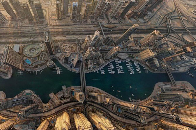 Dubai desde el cielo