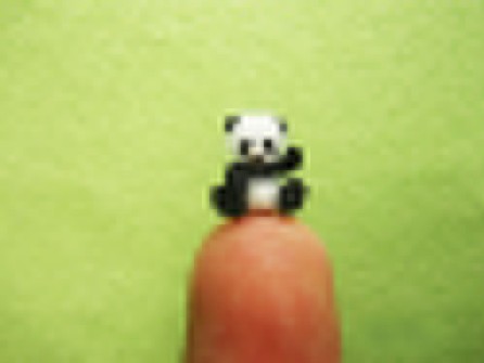 Amigurumi miniaturas - Oso Panda