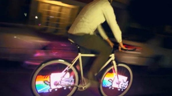 Luces LED con animación para Bicicletas