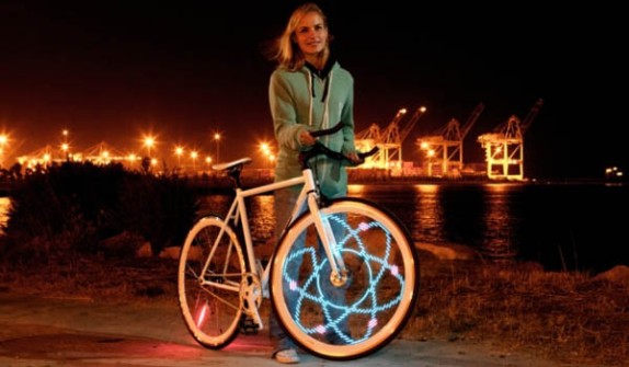 Luces LED con animación para Bicicletas