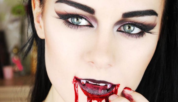 Maquillaje para Halloween de vampira