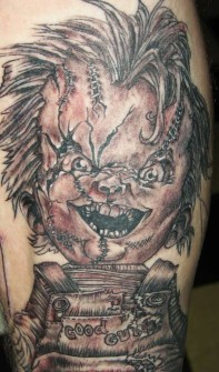 Tatuaje de Chucky