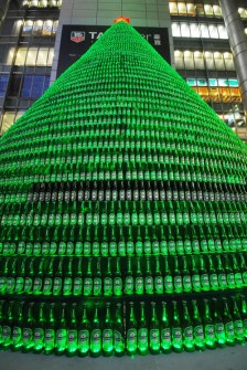 26 Árboles de Navidad Diferentes - Árbol de Navidad de botellas de Heineken