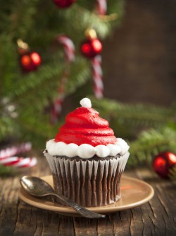 Christmas Cupcakes - Santa cupcakes para Navidad