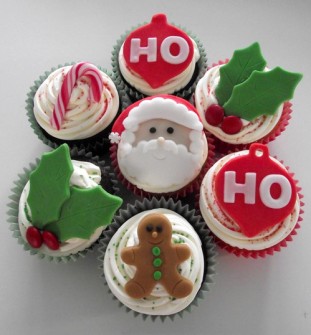 Christmas Cupcakes - Cómo decorar cupcakes para Navidad