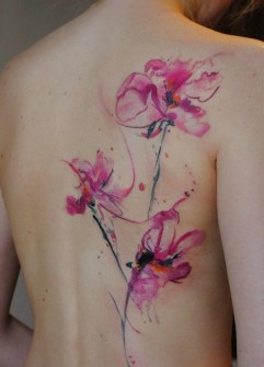 Tatuajes Acuarela - Aleksandra Katsan - Tattooed Paradise, Kiev, Ucrania