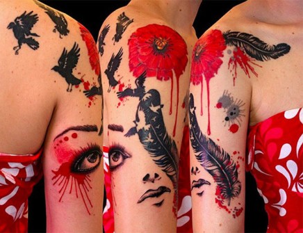 Tatuajes Acuarela - Natalia Borgia - Beaver Tattoo - Woodhaven, Nueva York