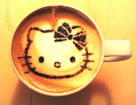 Bocaditos de Hello Kitty - Kitty Coffee