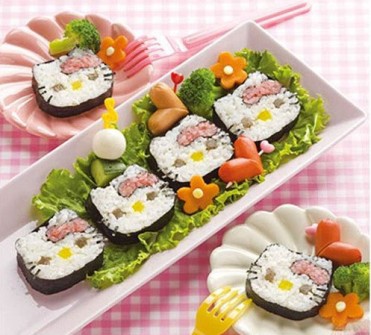 Bocaditos de Hello Kitty - Sushi de Hello Kitty