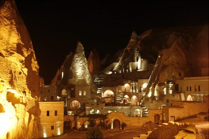 Hotel Cueva en Turquía.